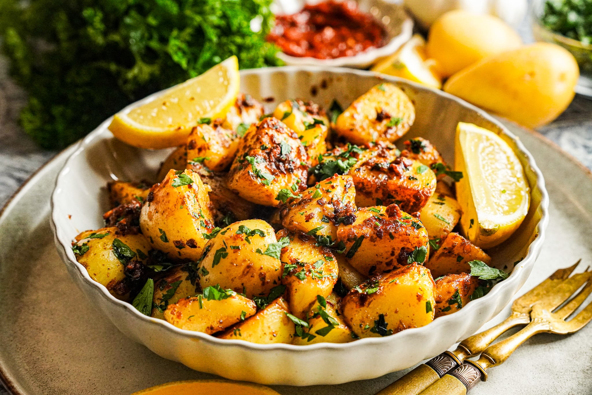 Crispy, Zesty & Spicy: The Ultimate Lebanese Batata Harra